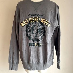 Disney mens Large shirt embroidered